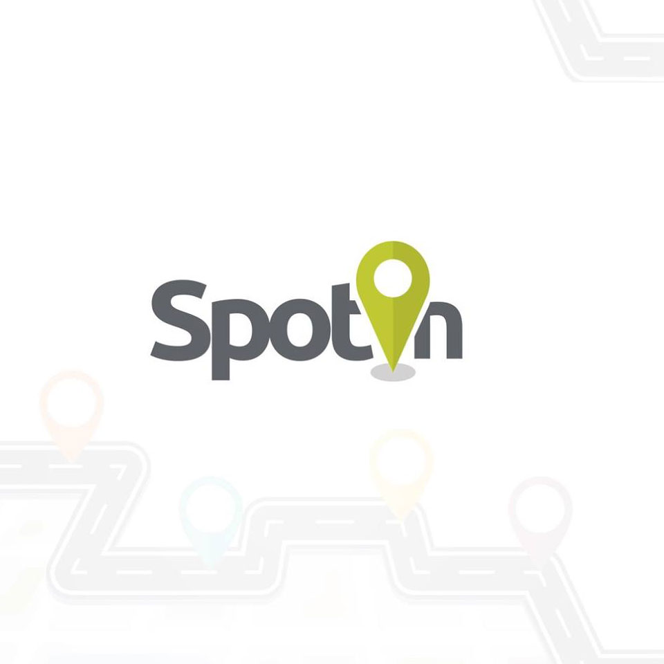Spotin logo design
