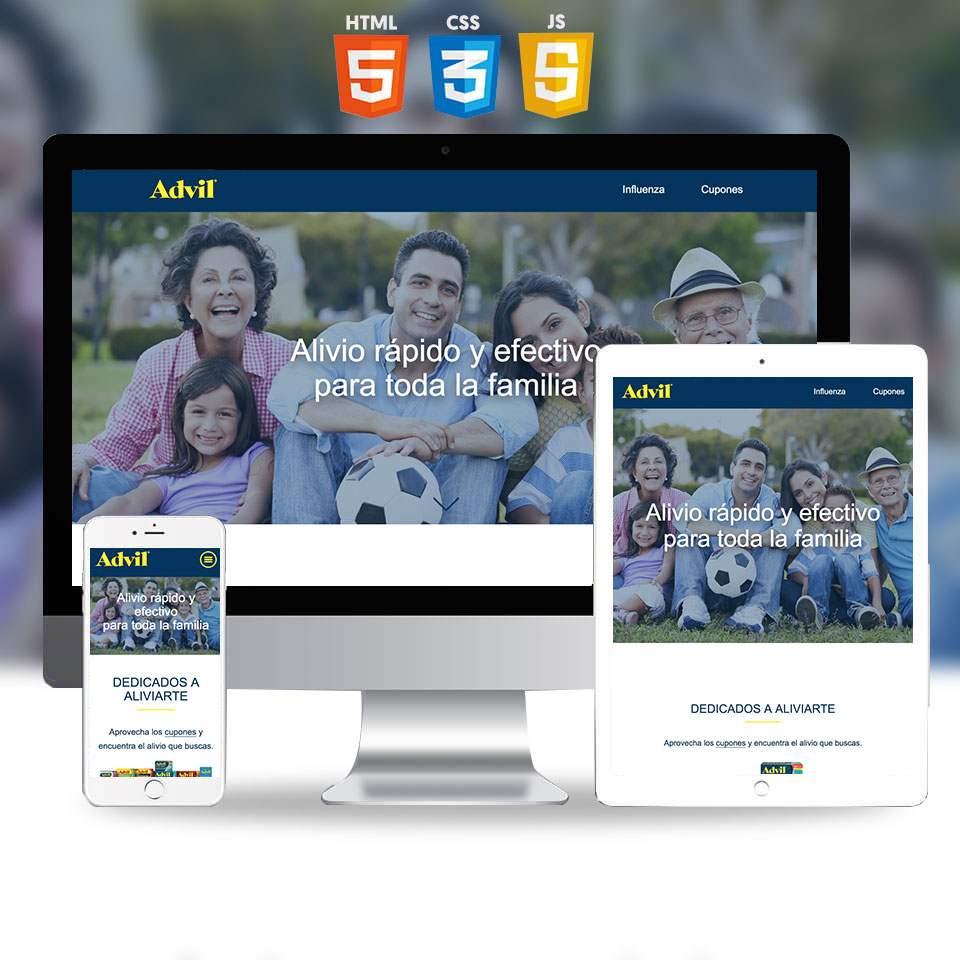 Advil Puerto Rico Microsite